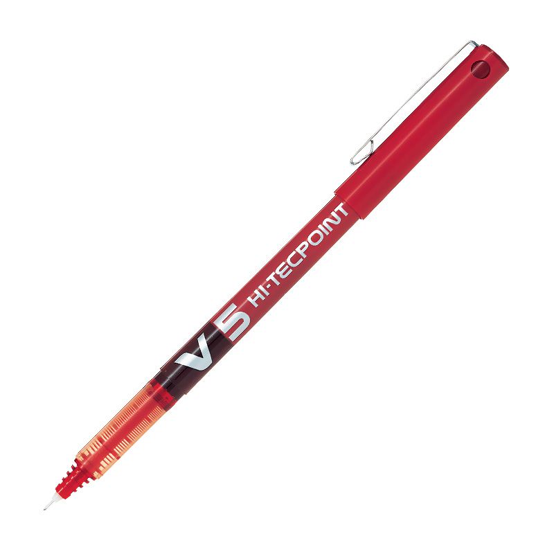 

Ручка для отрисовки эскиза красная V5 HI-TECPOINT, Красный