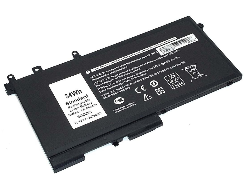 

Аккумулятор Vbparts для Dell E5580/GJKNX 11.4V 3000mAh OEM 066484