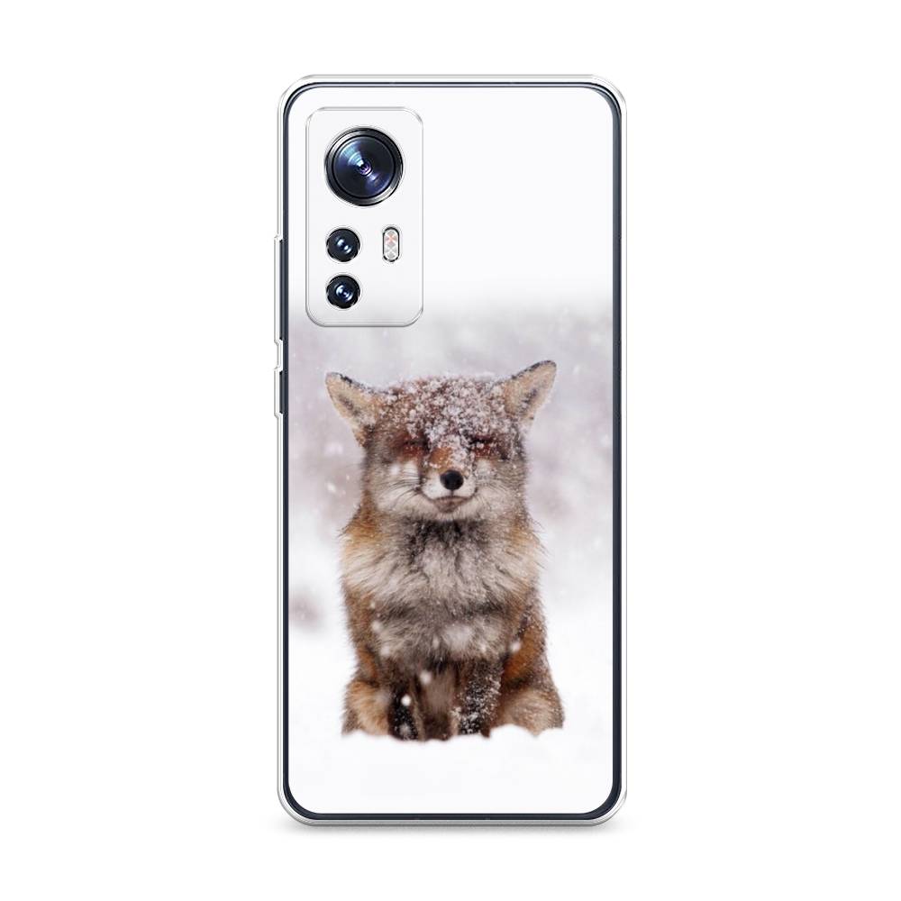 

Чехол на Xiaomi 12 "Зимняя лиса", Белый;серый;коричневый, 316050-1