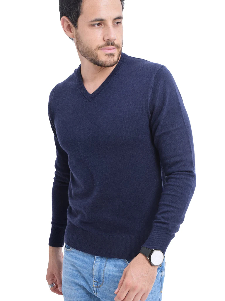 Пуловер мужской C&Jo CJ30 синий M