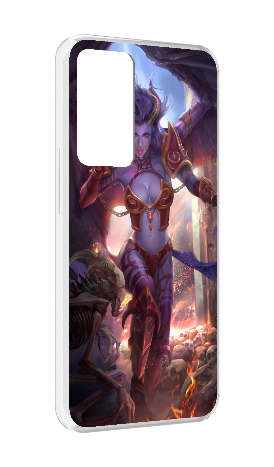 

Чехол MyPads queen of pain dota 2 для OPPO Reno 8 Lite, Прозрачный, Tocco