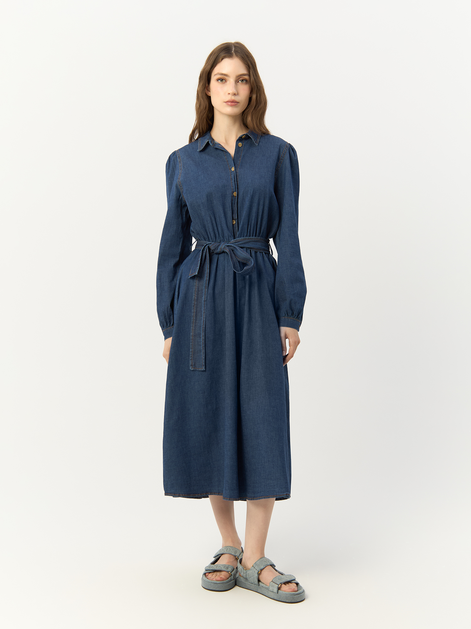 

Платье женское MEXX CF0642033W синее M, Синий, CF0642033W