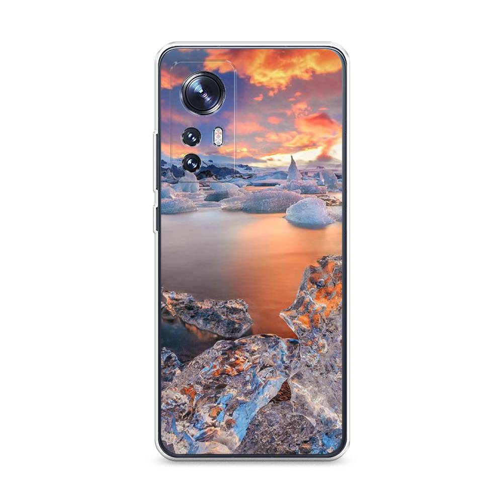 

Чехол на Xiaomi 12 "Ледники", Синий;оранжевый, 316050-2