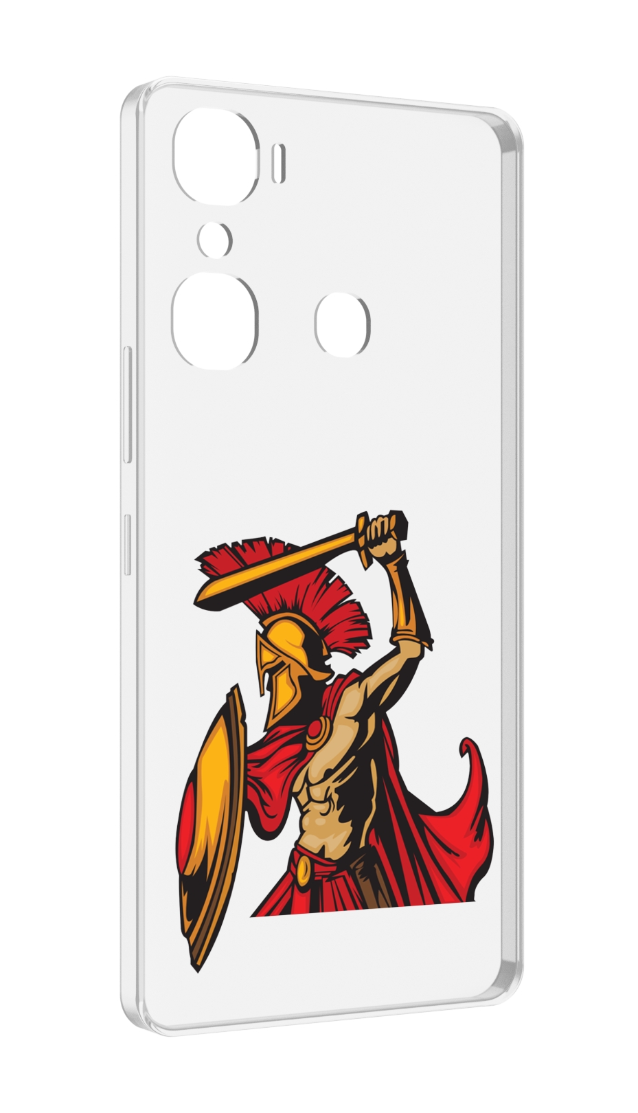 

Чехол MyPads римский-воин для Infinix Hot 12 Pro, Прозрачный, Tocco