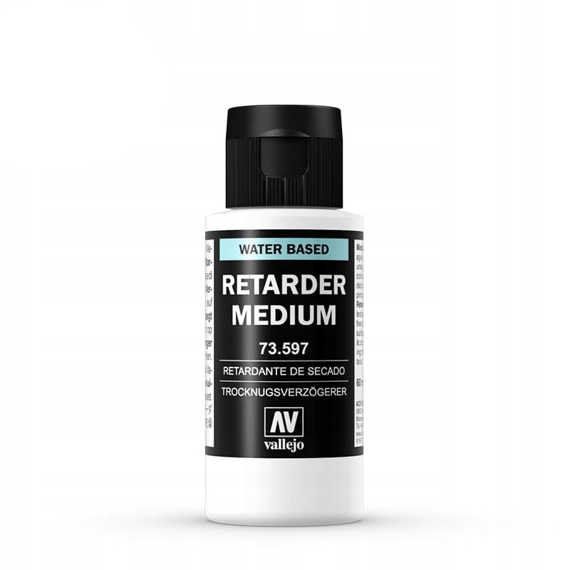 

Замедлитель схватывания Vallejo ACRYLIC RETARDER 597-60ML., Прозрачный, 73.597