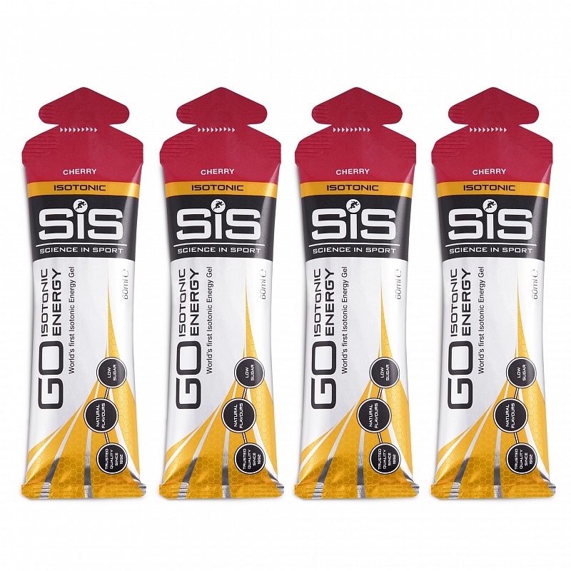 

Гель энергетический SIS Go Isotonic Gel, Вишня, 60мл 4шт