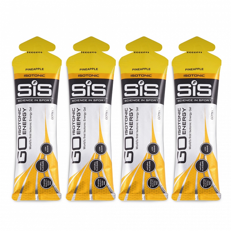 

Гель энергетический SIS Go Isotonic Gel, Ананас, 60мл 4шт