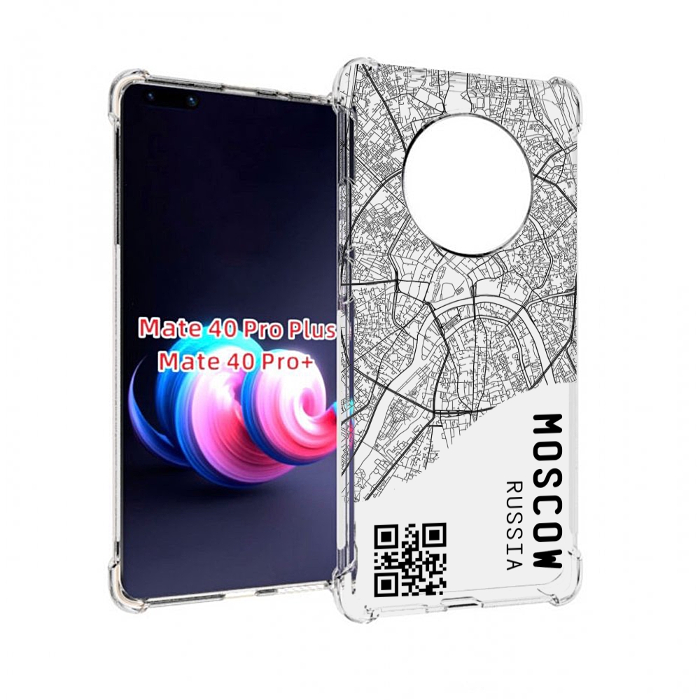 

Чехол MyPads схема-москва для Huawei Mate 40 Pro+ Plus, Прозрачный, Tocco