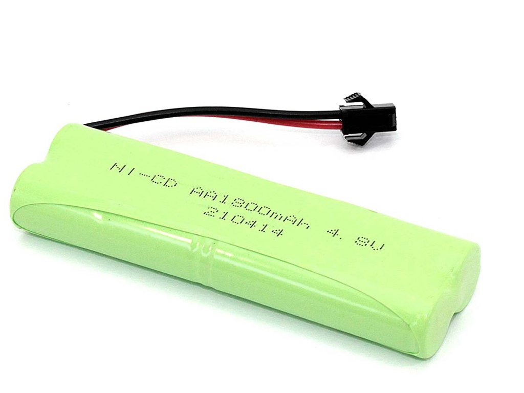 Аккумулятор Vbparts Ni-Cd 4.8V 1800mAh AA Twinstick разъем SM 082370