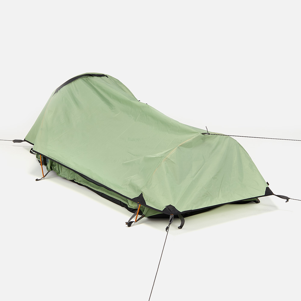 Палатка Lazy bear с алюминиевыми дугами, на 1 человека, зелёная