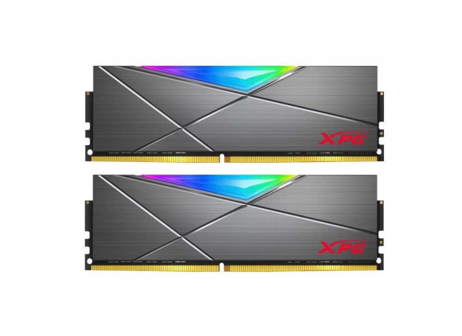 фото Оперативная память adata xpg spectrix d50 rgb grey ax4u320016g16a-dt50 ddr4 32gb (2x16gb)