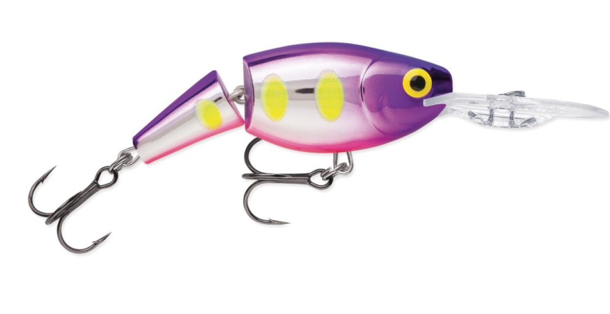 

Воблер для рыбалки RAPALA Jointed Shad Rap (воблеры для рыбалки), Фиолетовый;серебристый, Jointed Shad Rap