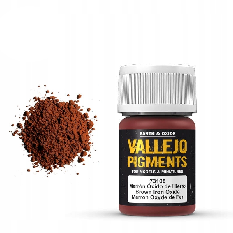 фото Краска для моделизма vallejo brown iron oxide 17 мл