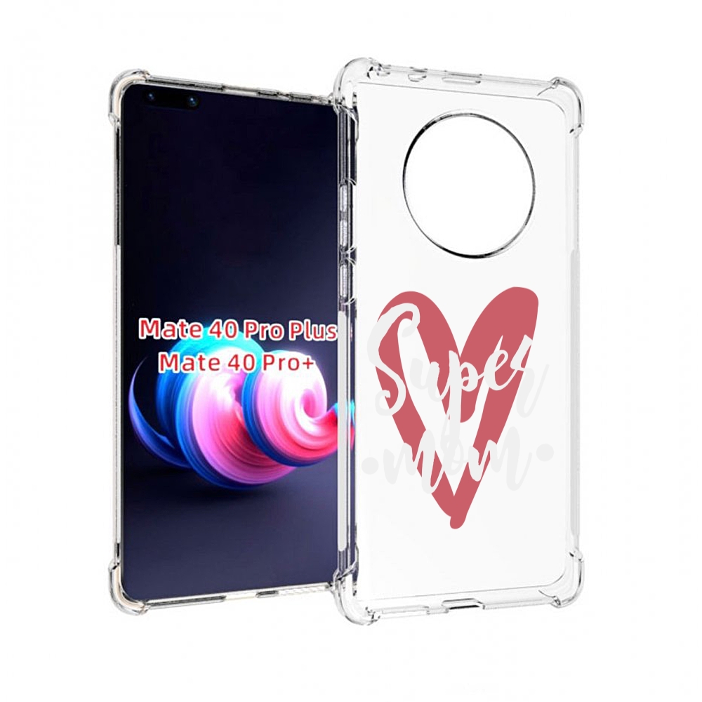 

Чехол MyPads супер-мать для Huawei Mate 40 Pro+ Plus, Прозрачный, Tocco