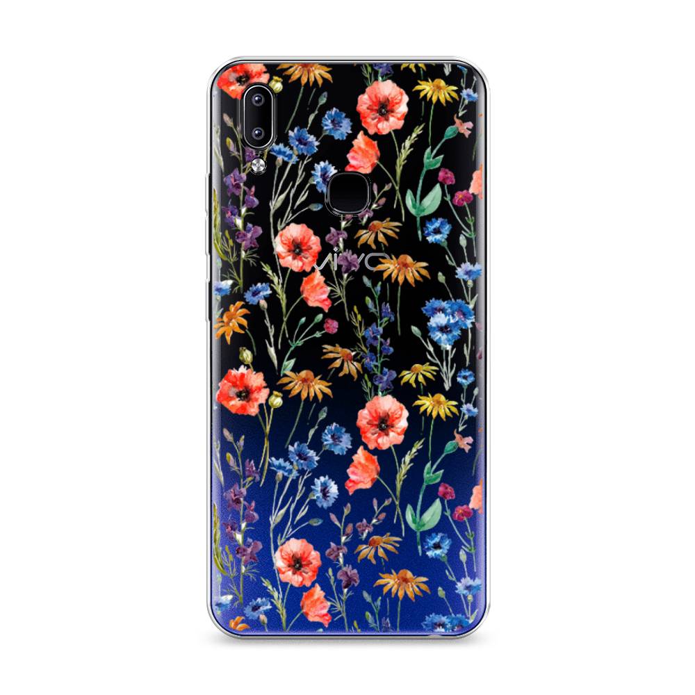 

Силиконовый чехол "Маки и васильки фон" на Oppo Reno 5 Pro, 256750-8