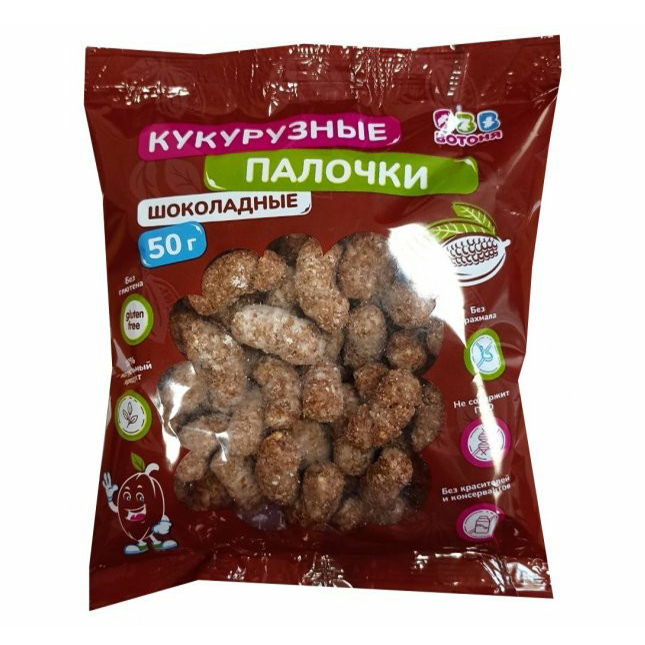 

Кукурузные палочки Вотоня шоколадные 50 г