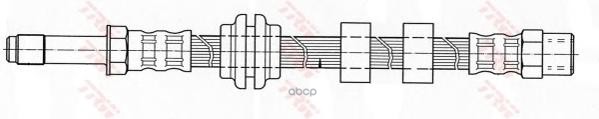 Шланг тормозной системы TRW для PHB345 передний
