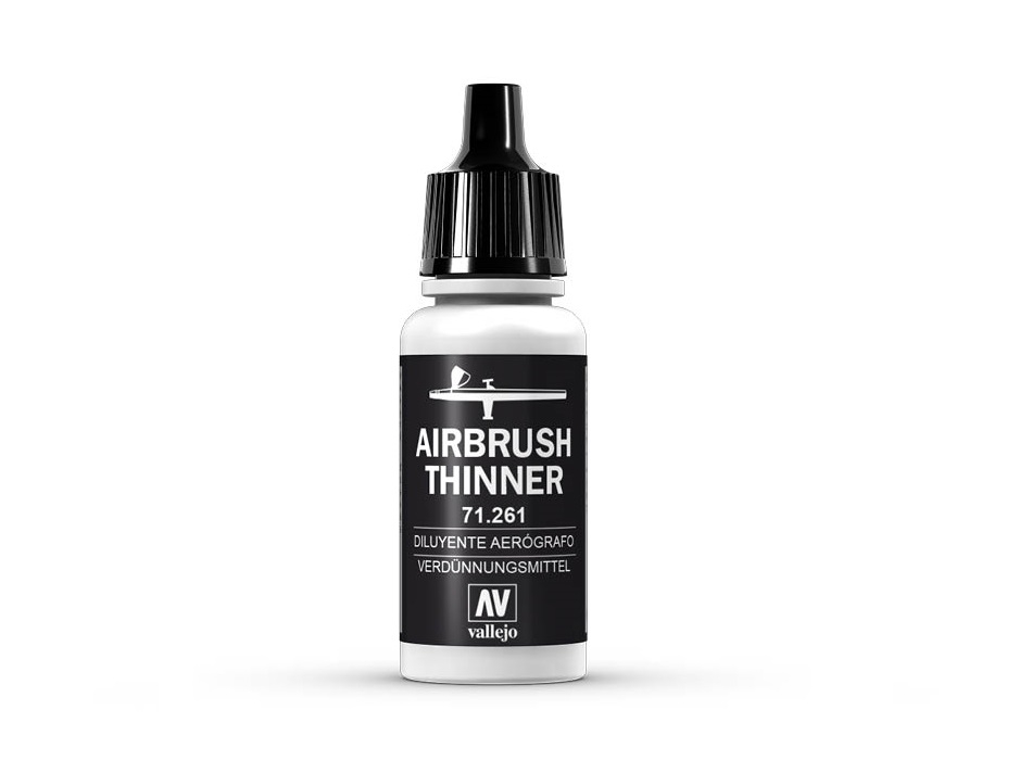 

Разбавитель краски Vallejo Airbrush Thinner, Прозрачный, 71.261
