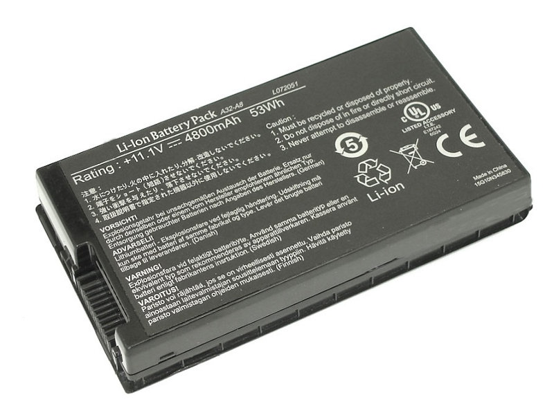 

Аккумулятор Vbparts 4800mAh для ASUS A8/F8/F50/F80 002530