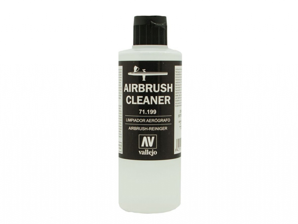 

Жидкость для промывания кистей Vallejo AIRBRUSH CLEANER 200ML, Прозрачный, 71.199