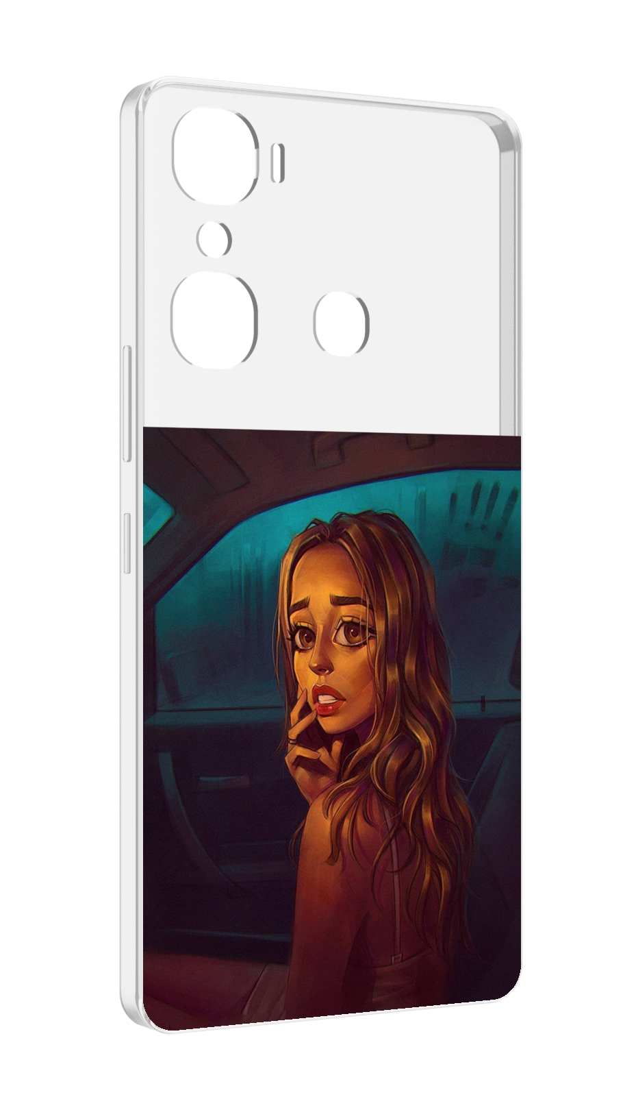 

Чехол MyPads пуп-невесты женский для Infinix Hot 12 Pro, Прозрачный, Tocco