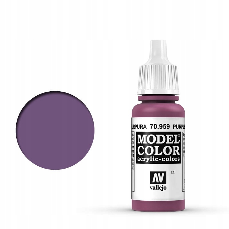 фото Краска для моделизма vallejo purple 17 мл