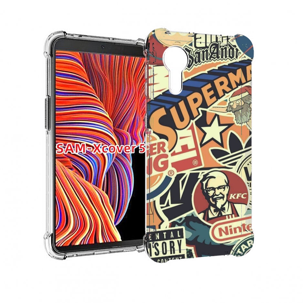 

Чехол MyPads Лейблы-на-постере для Samsung Galaxy Xcover 5, Прозрачный, Tocco