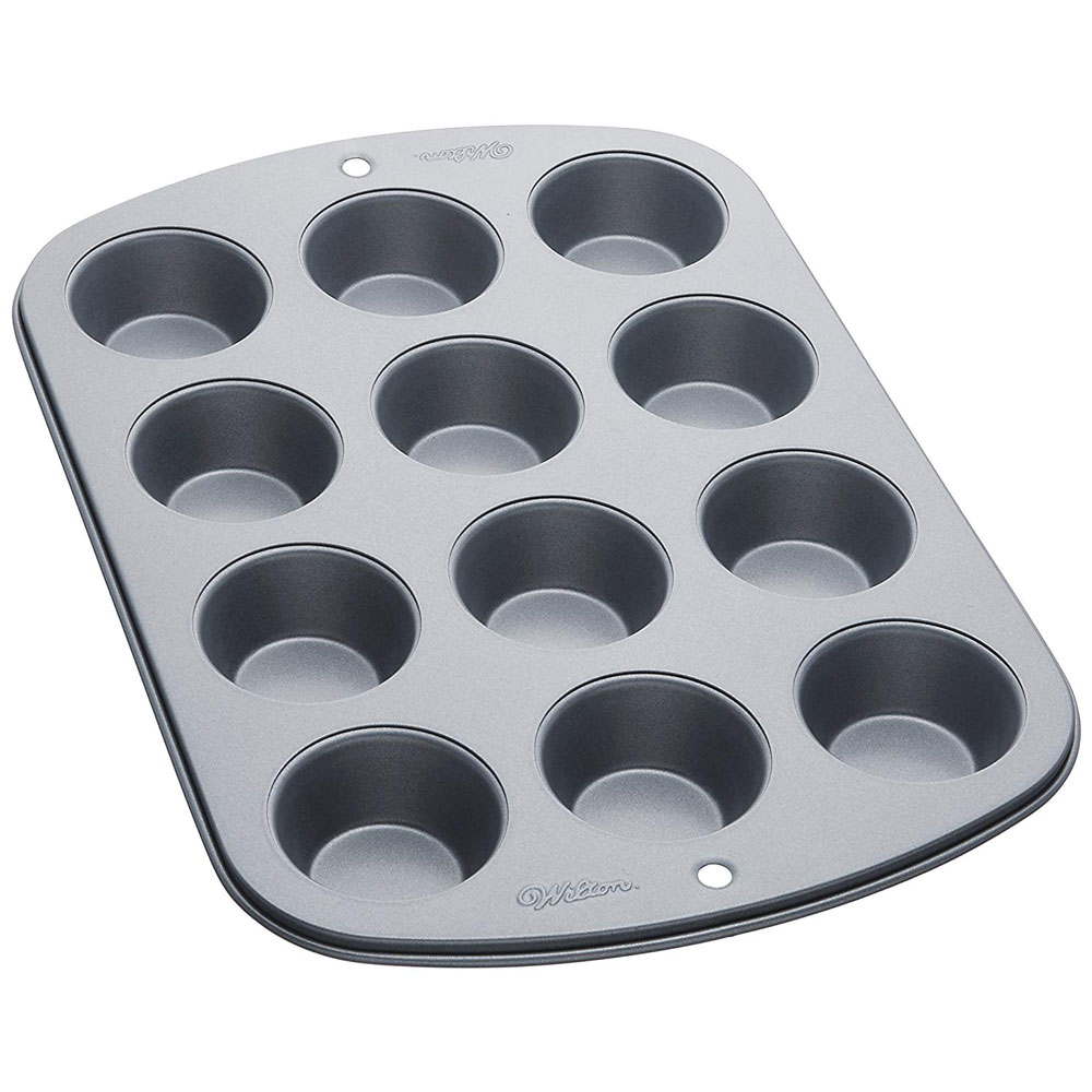 

Форма для кексов 12 шт. Mini Muffin Pan Recipe Right Wilton 2105-952, Серый