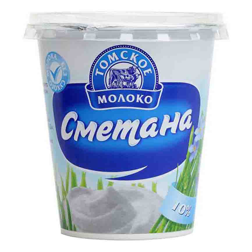 

Сметана 10% Томское Молоко БЗМЖ 350 г