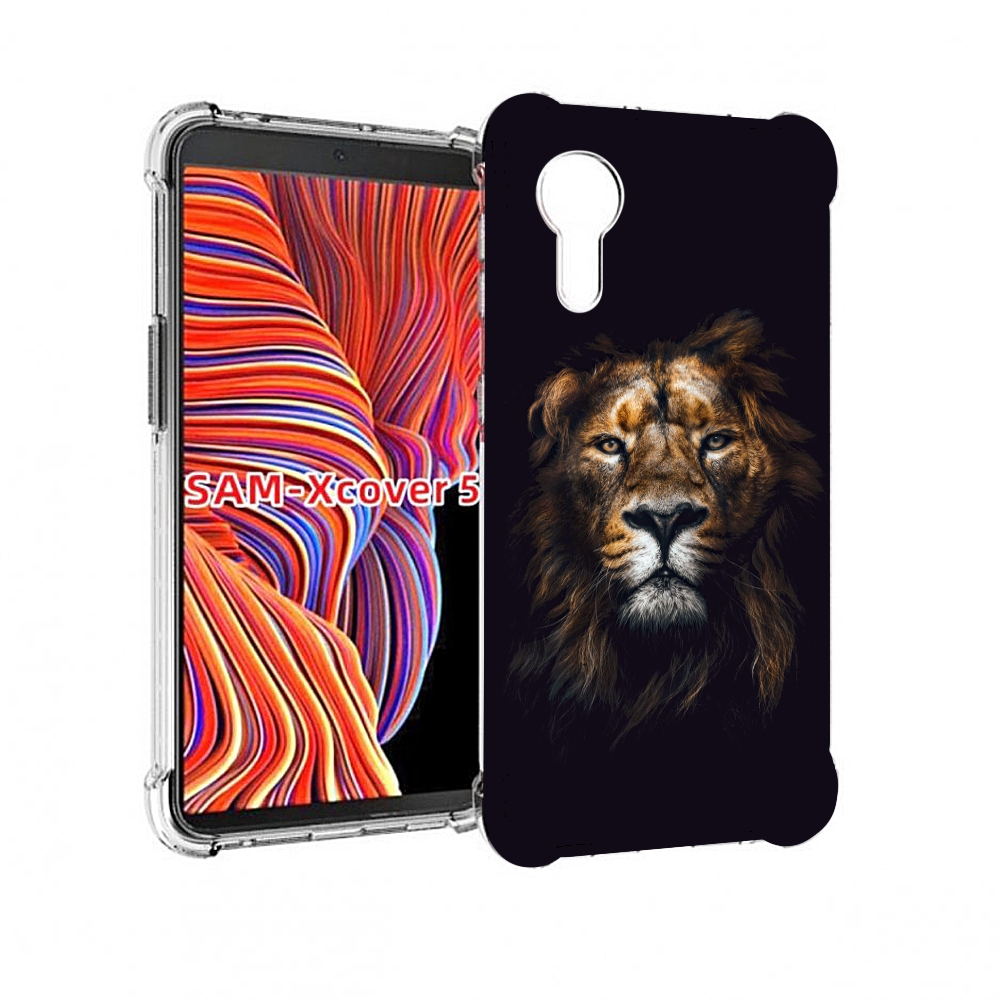 

Чехол MyPads Лев-в-тени мужской для Samsung Galaxy Xcover 5, Прозрачный, Tocco