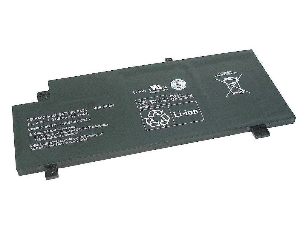 

Аккумулятор Vbparts (схожий с VGP-BPS34) для Sony Vaio SVF15A 41Wh 017026