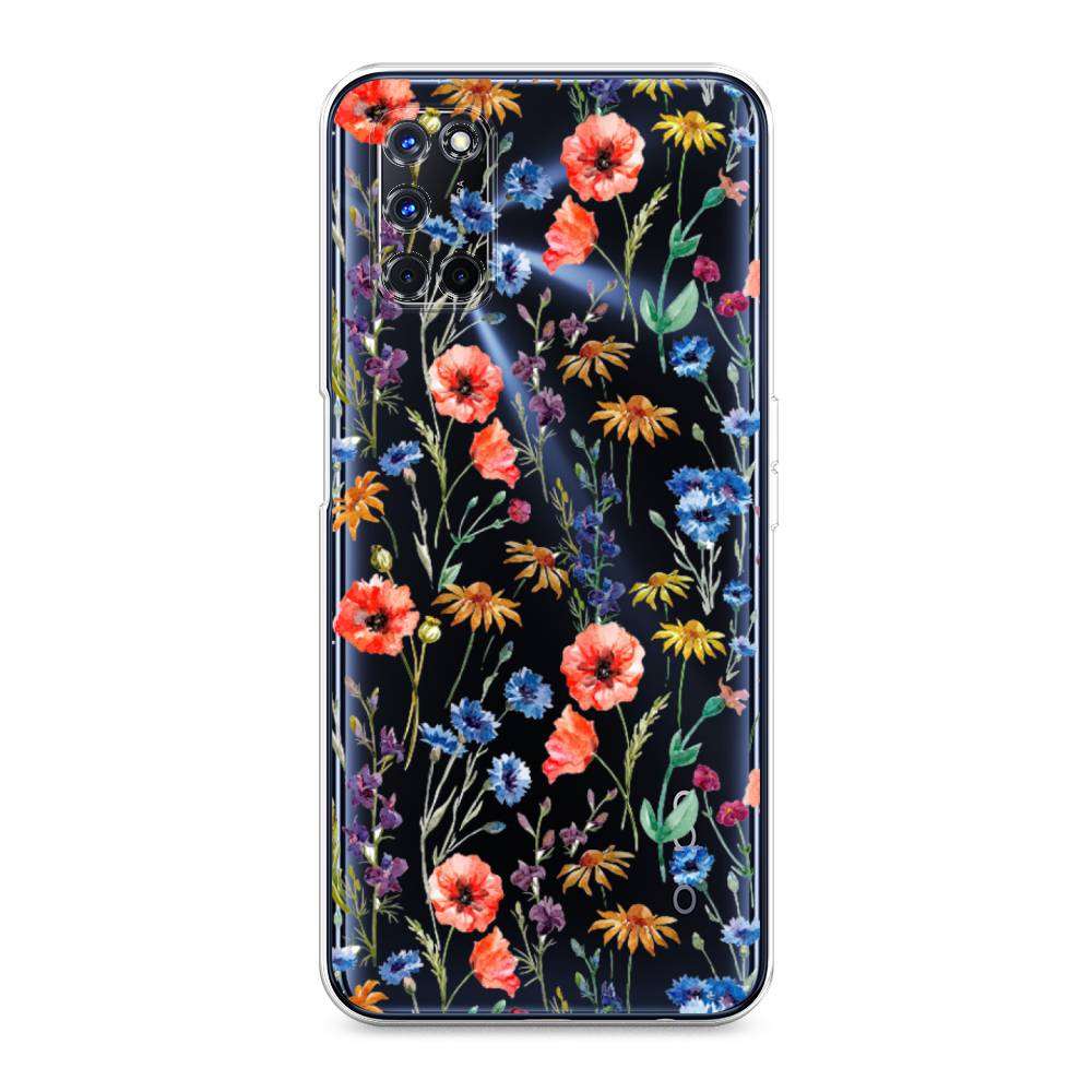 

Чехол Awog на Oppo A52/A72 "Маки и васильки фон", 253250-8