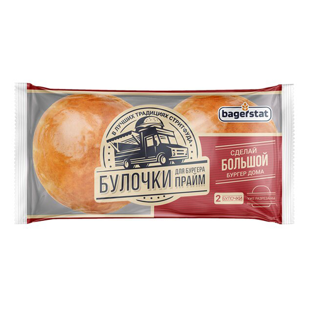 

Булочки Bagerstat для бургера 75 г х 2 шт