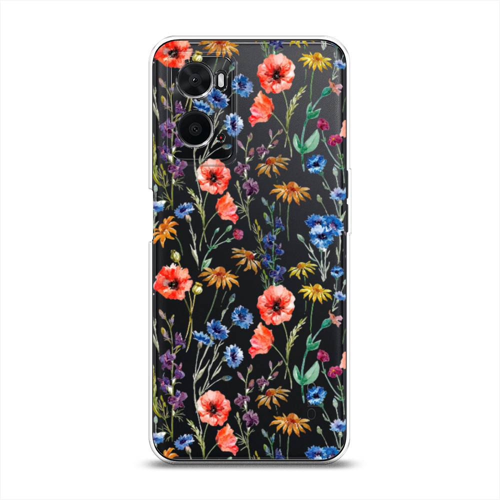 

Чехол Awog на Oppo A36 "Маки и васильки фон", 259950-8