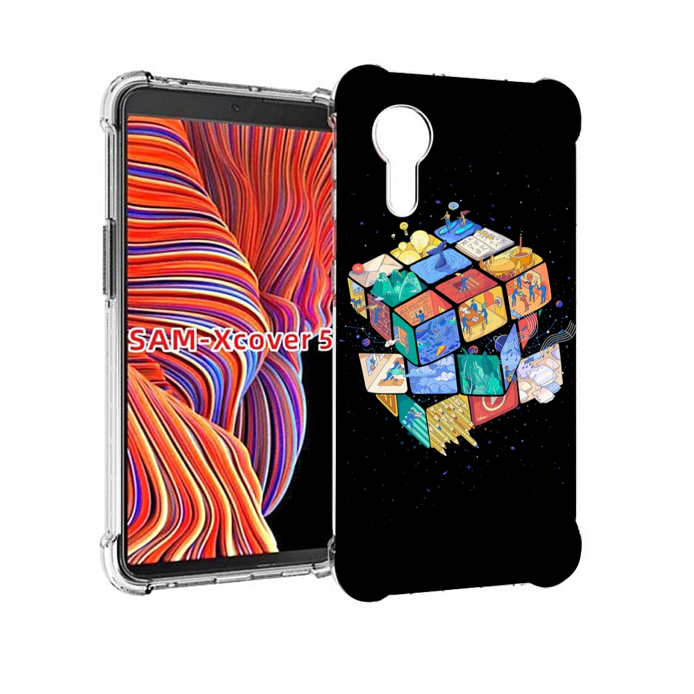 

Чехол MyPads Кубик-Рубика для Samsung Galaxy Xcover 5, Прозрачный, Tocco
