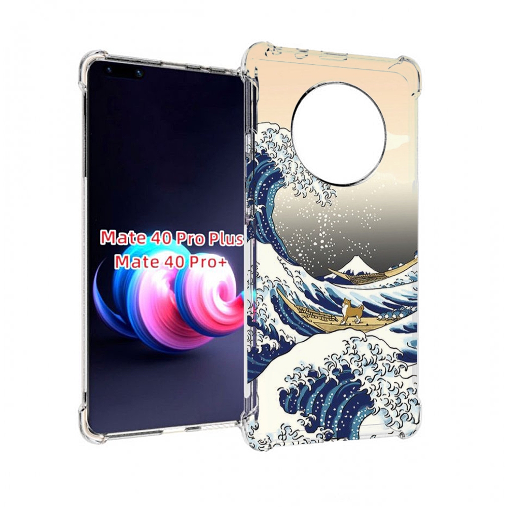

Чехол MyPads собаки-на-плоту для Huawei Mate 40 Pro+ Plus, Прозрачный, Tocco