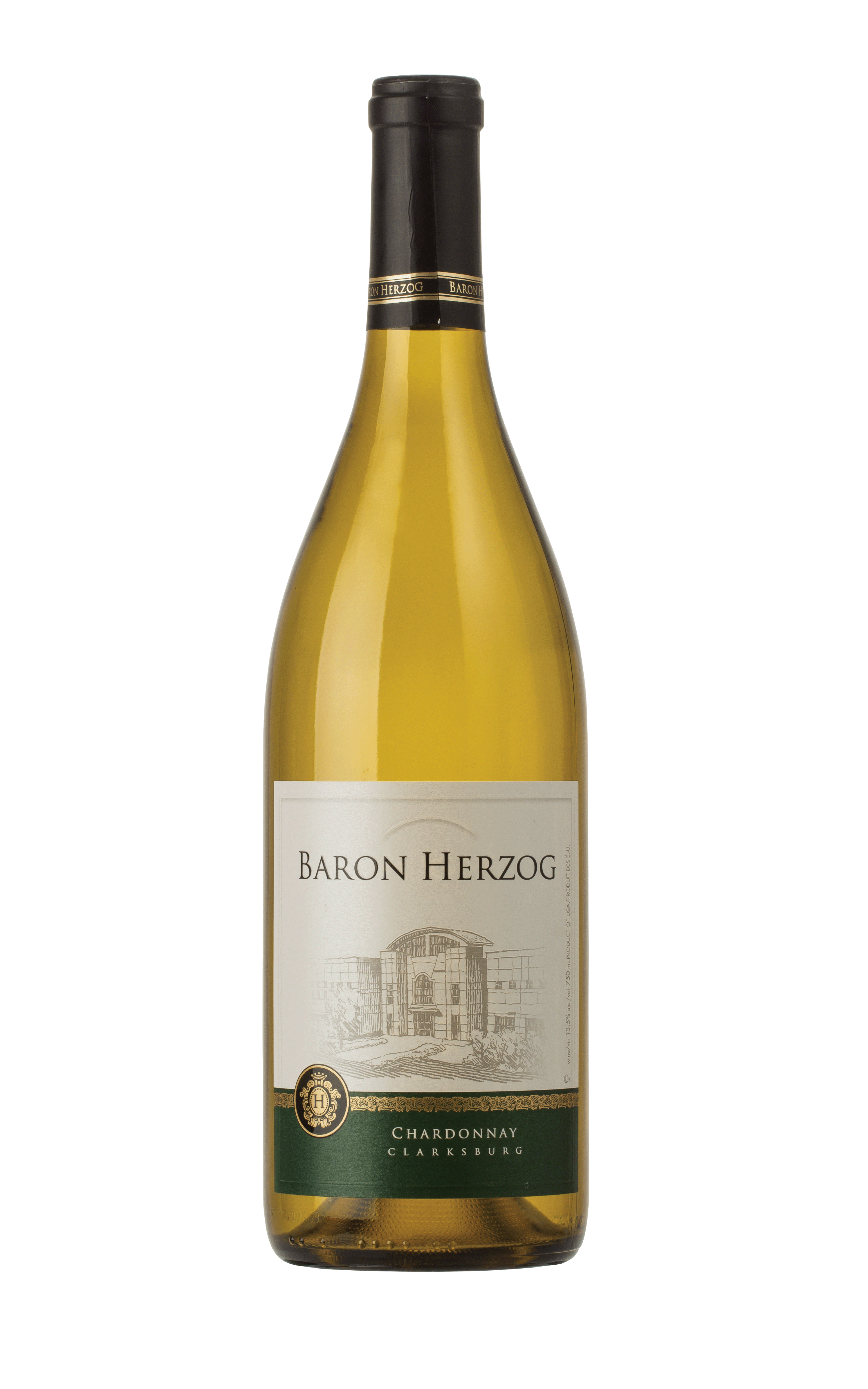 

Вино полусухое белое Baron Herzog Chardonnay 2017, США, 0.75 л