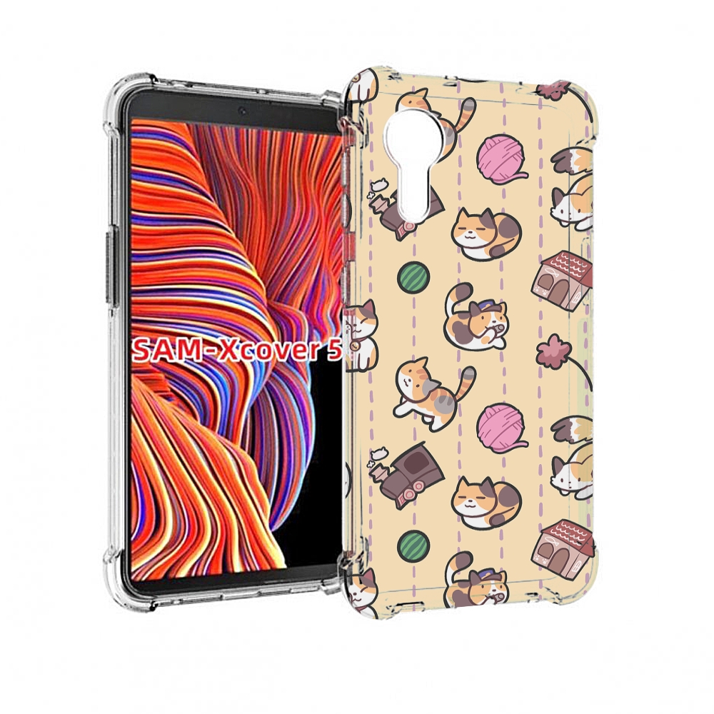 

Чехол MyPads Котики-клубочки для Samsung Galaxy Xcover 5, Прозрачный, Tocco