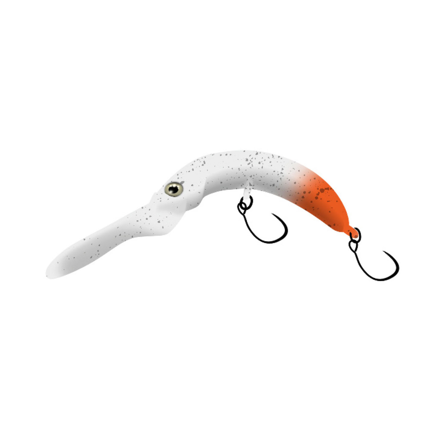 

Воблер Stinger Banana Boat 27-55F, Cherry blood (белый / Trout eggs), Белый;оранжевый, Banana Boat