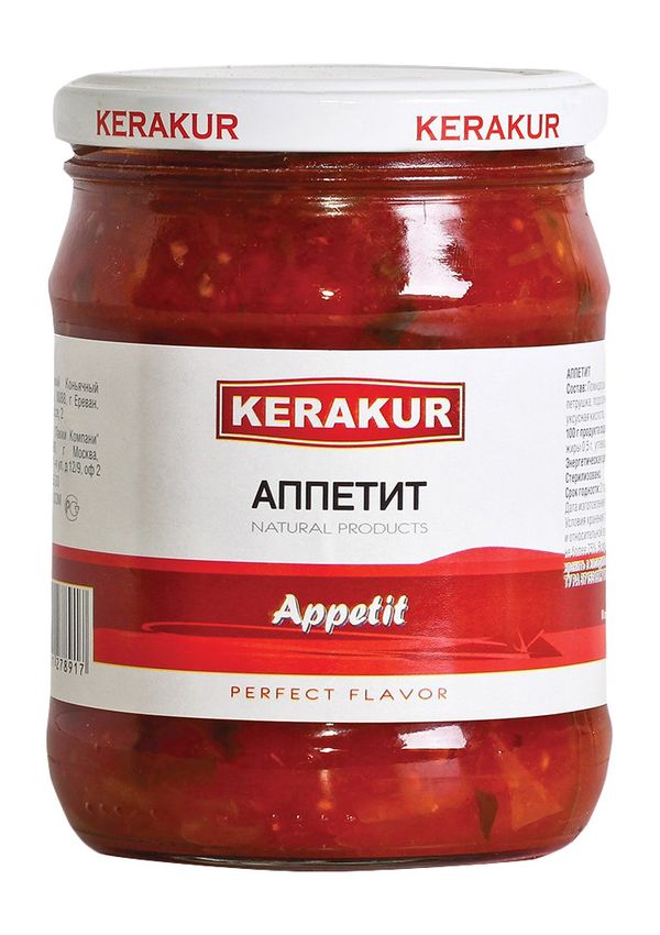 

Закуска овощная Kerakur Аппетит 480 г