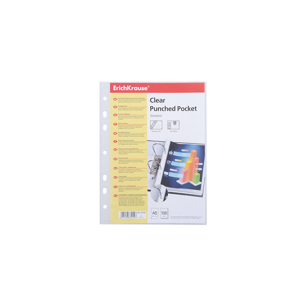 

Перфофайл Erich Krause Clear Standard (A5)