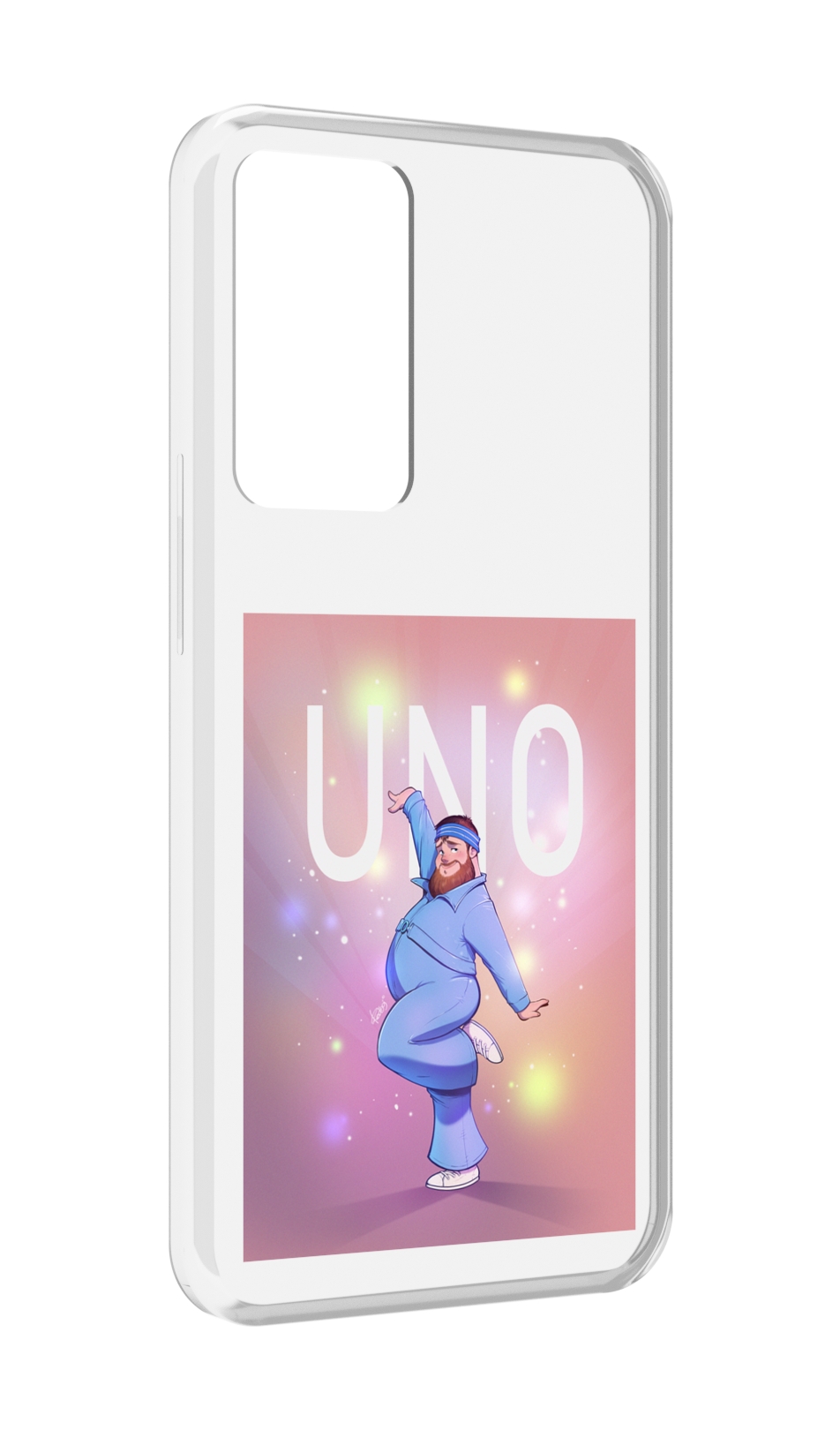 

Чехол MyPads UNO-танцор для OPPO Reno 8 Lite, Прозрачный, Tocco