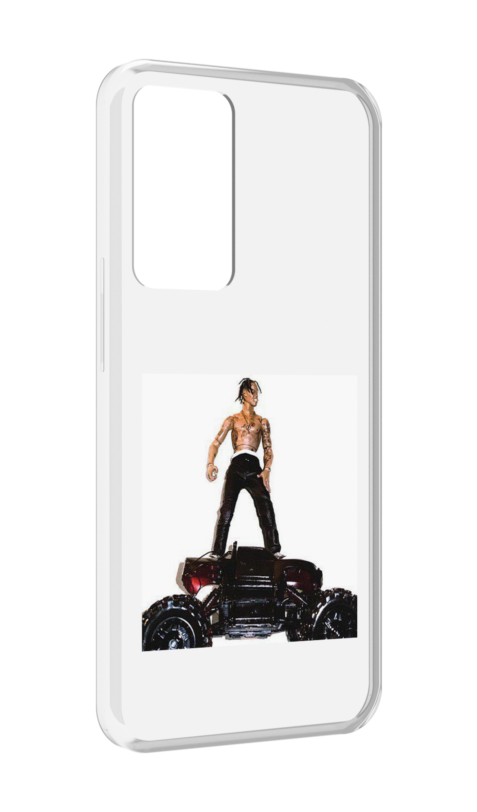 

Чехол MyPads Travis Scott - Rodeo для OPPO Reno 8 Lite, Прозрачный, Tocco