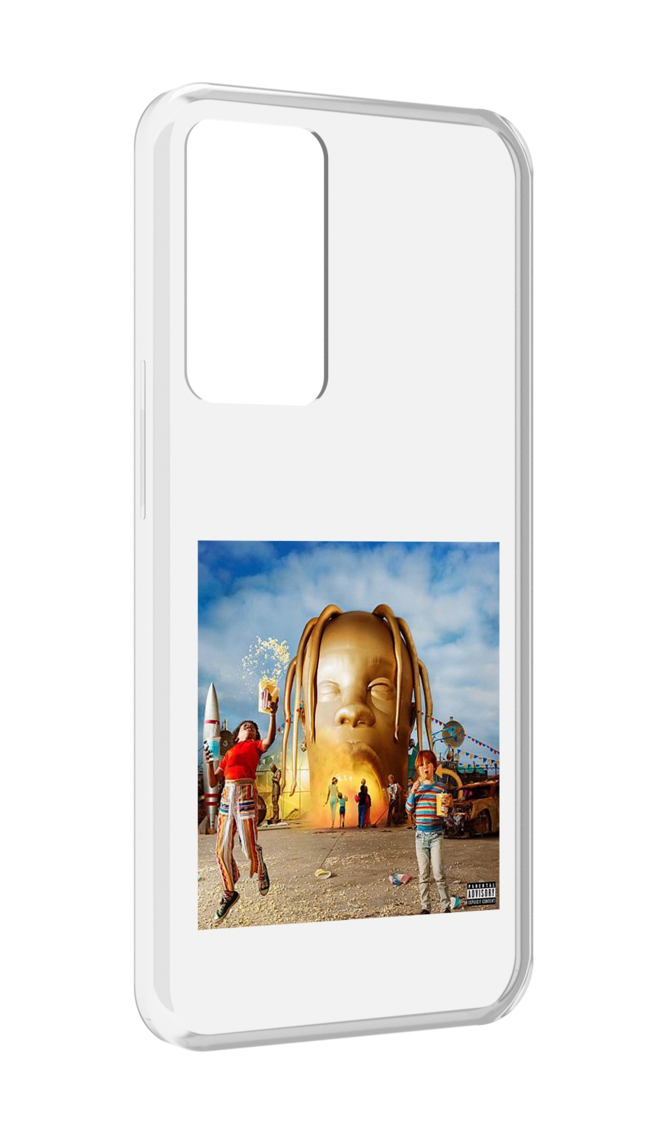 

Чехол MyPads Travis Scott - Astroworld для OPPO Reno 8 Lite, Прозрачный, Tocco