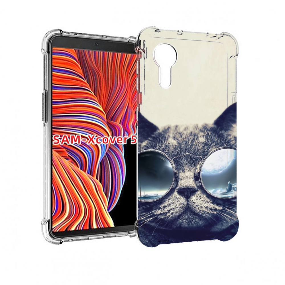

Чехол MyPads Кот-в-очках-2 для Samsung Galaxy Xcover 5, Прозрачный, Tocco