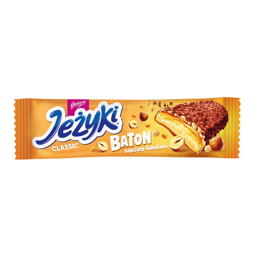 

Батончик Goplana Jezyki Classic с карамелью и фундуком в молочном шоколаде 30 г
