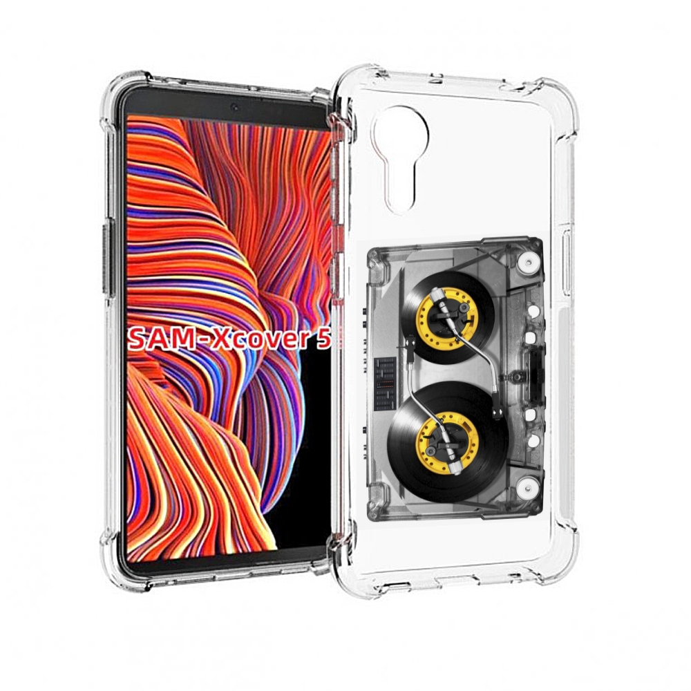 

Чехол MyPads Кассета музыкальная для Samsung Galaxy Xcover 5, Прозрачный, Tocco