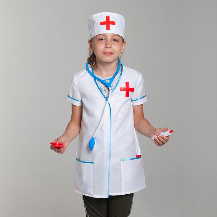 

Карнавальный костюм Страна Карнавалия Доктор р-р 34 р. 134-140 см 3823443