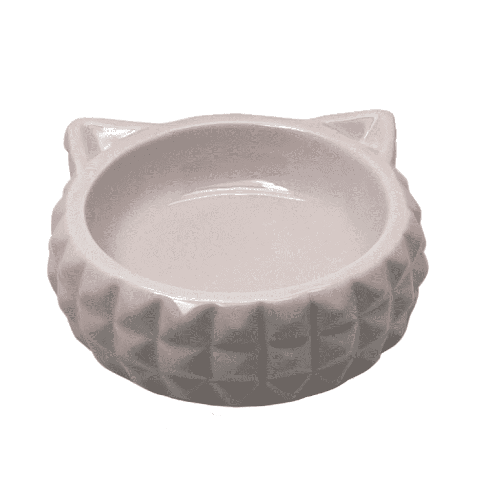 

Миска для животных FOXIE Pinky, розовый, керамика, 14х14х4.5 см, 190 мл
