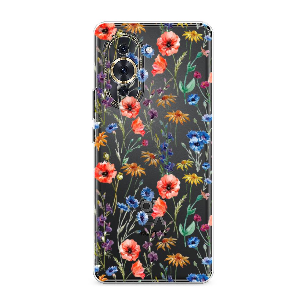 

Чехол Awog на Huawei Nova 10 Pro "Маки и васильки фон", 6109050-8